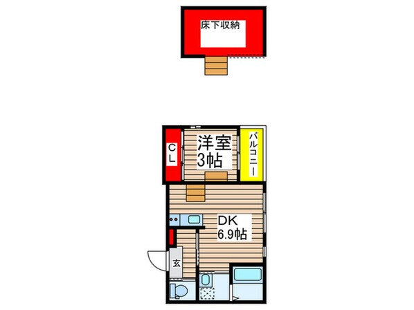 アウディ日比野　ＥＡＳＴの物件間取画像